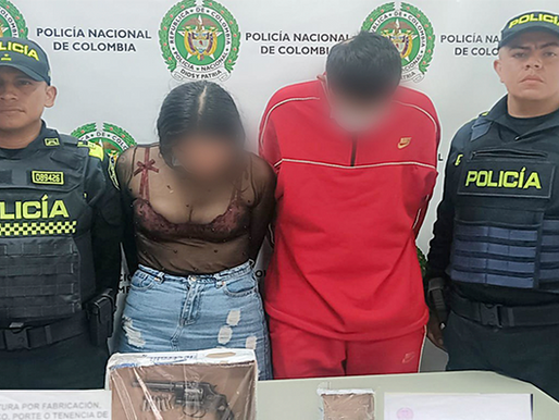 Los capturaron en Ibagué con arma y chaleco antibalas