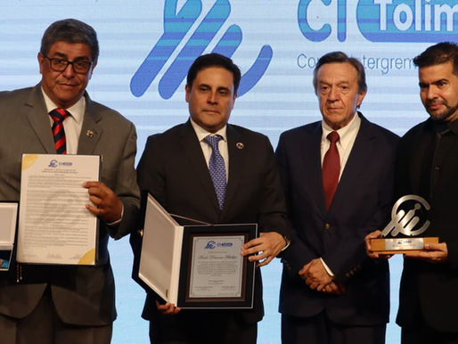 El Comité Intergremial del Tolima condecoró en sus 40 años al empresario Paulo Laserna Phillips