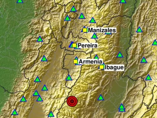 Sismo de magnitud 3,9 fue reportado en Tolima