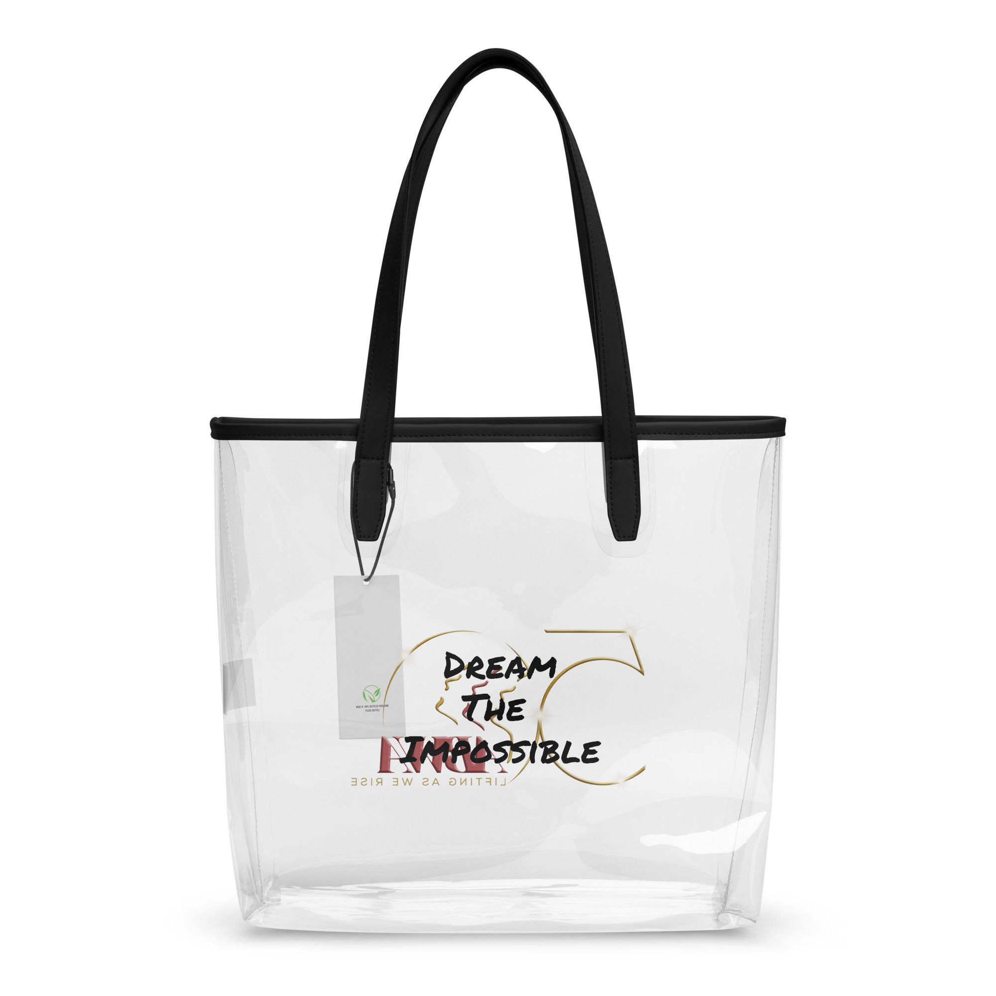 Clear tote bag