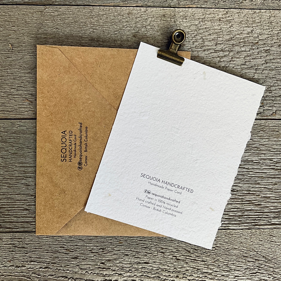 Thumbnail: LAVENDER Handmade Paper Card