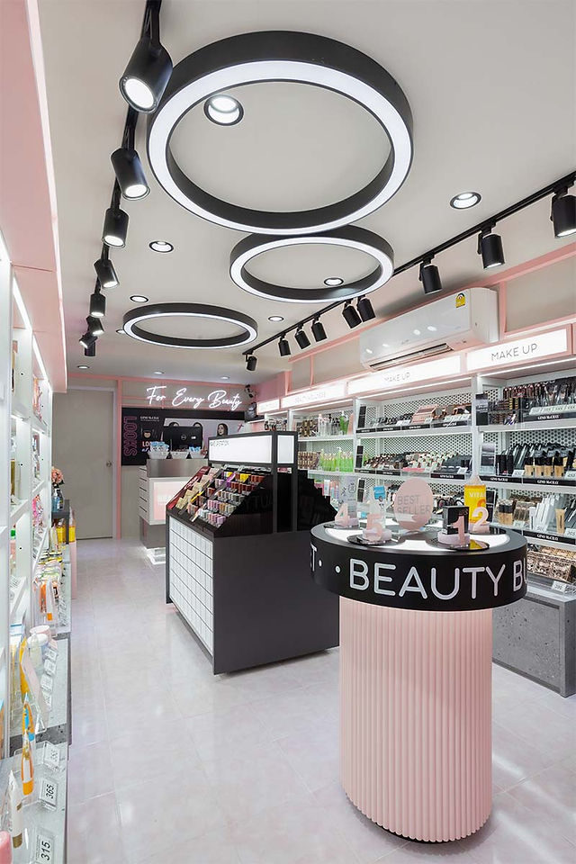 showroom design BEAUTY BUFFET STANDALONE