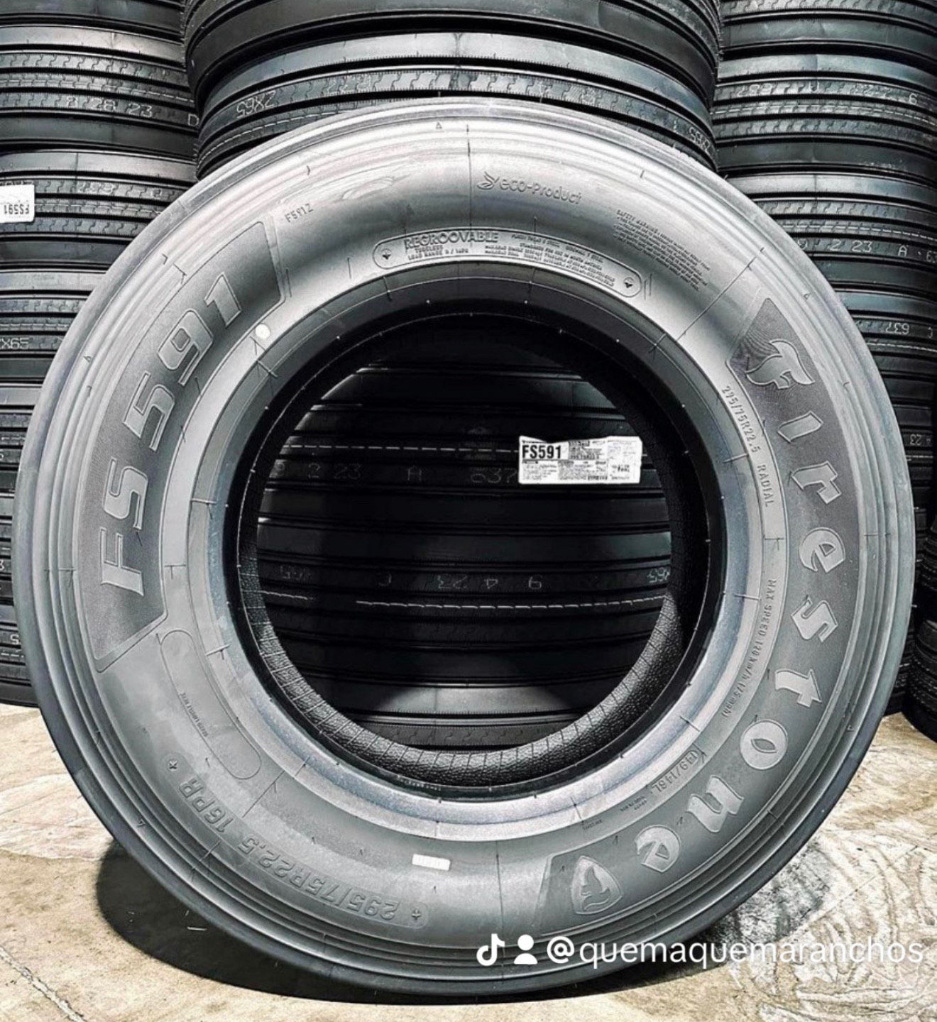 295/75/22.5 STEERS FIRE STONES