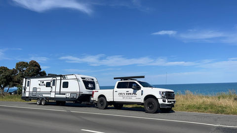 Tiny home transport. Jays Towing