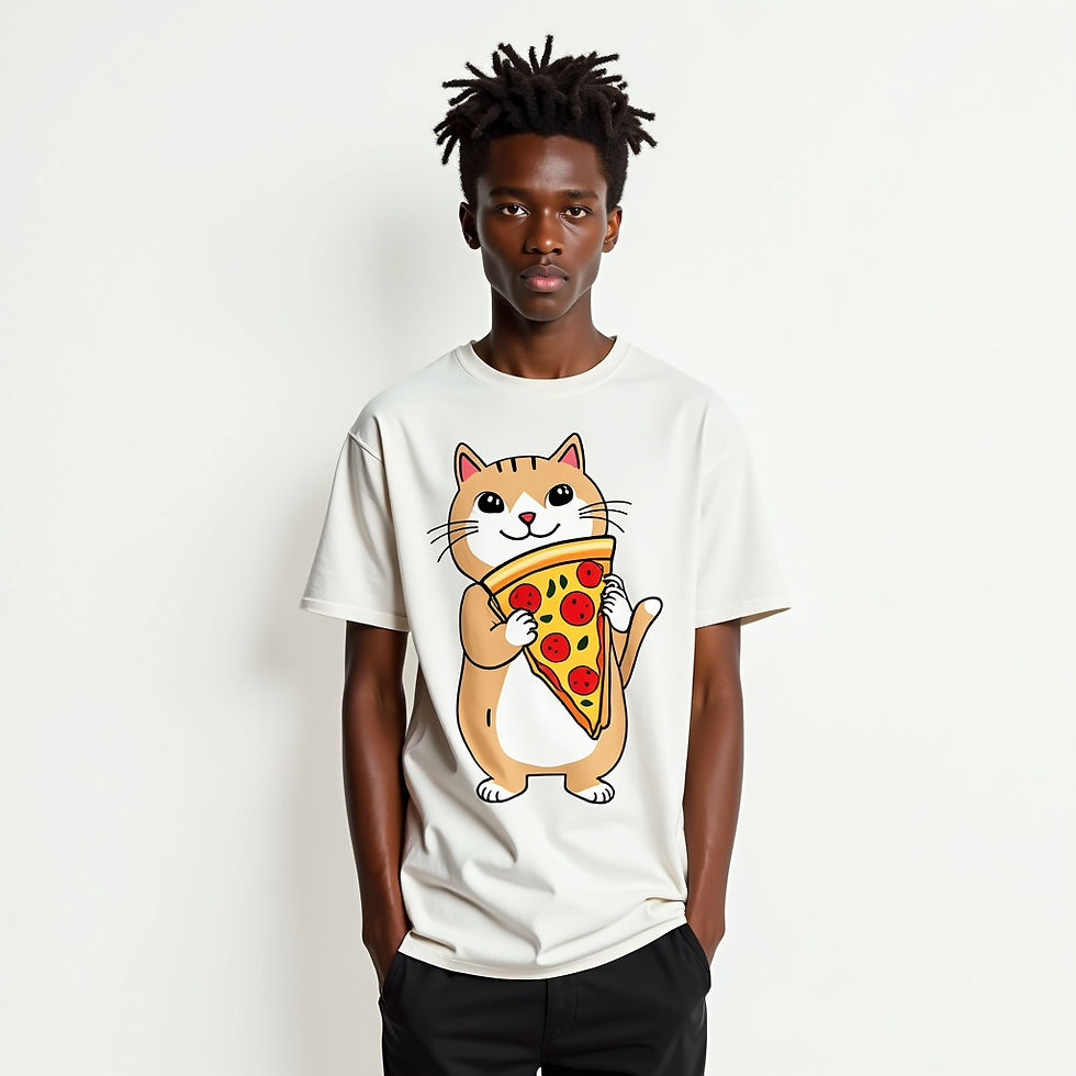 PhatCat Pizza T-Shirt