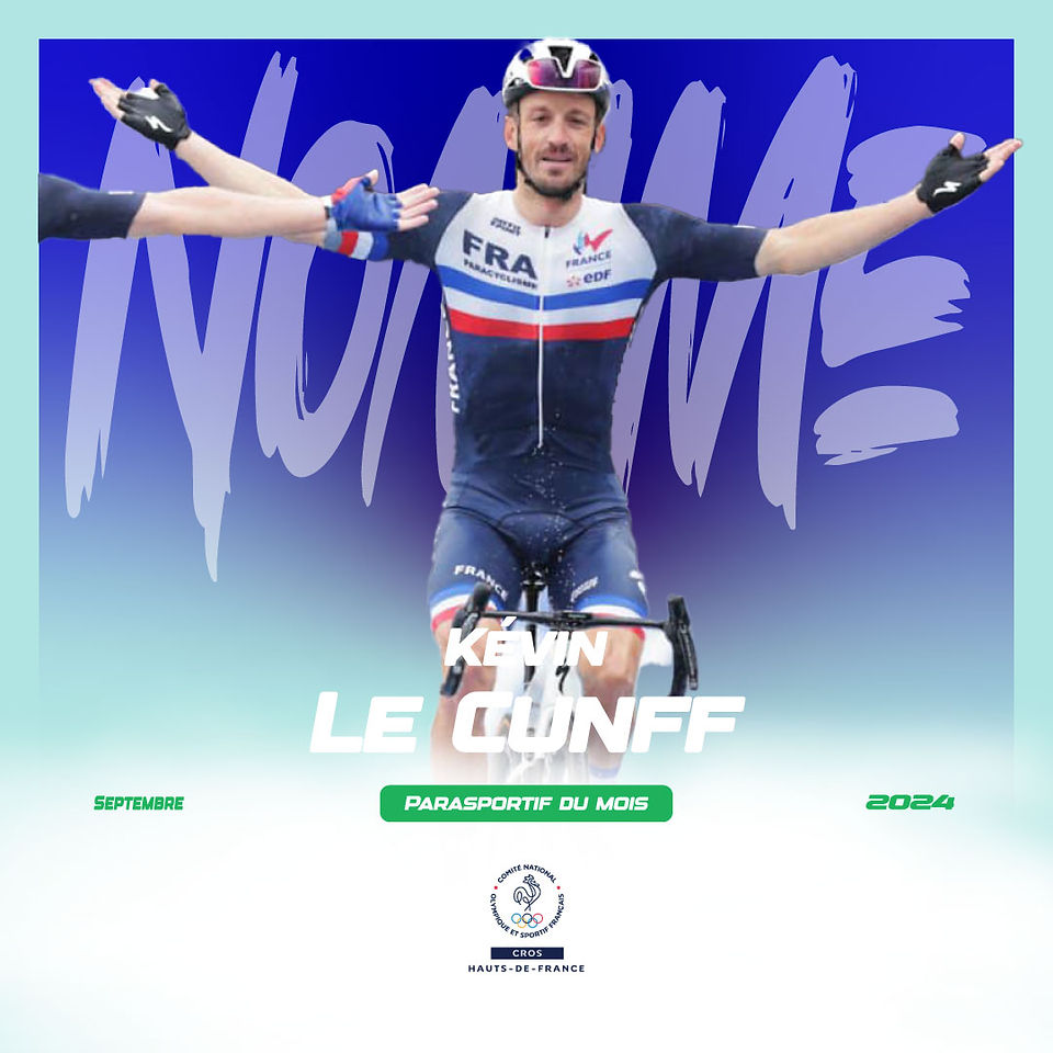 Kévin Le Cunff - Sportif du mois de septembre 2024