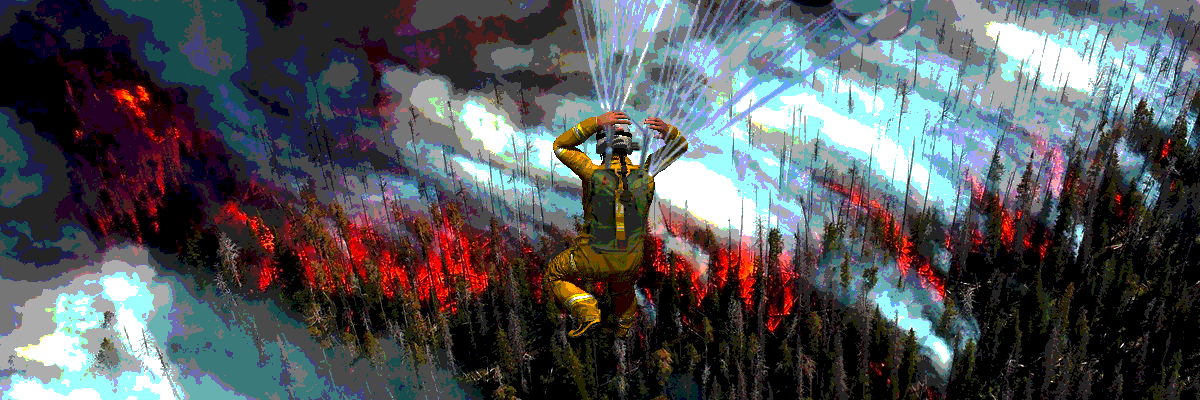 Forest fire aerial GIF.gif