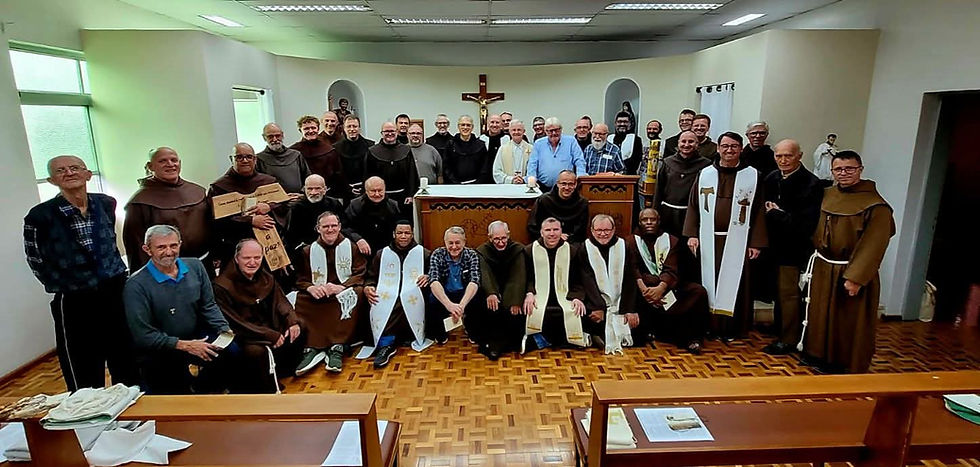Encontro dos Frades com o Ministro Geral Frei Massimo Fusareli, OFM