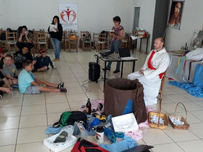 Crismandos realizam retiro com o SAV em Lajeado