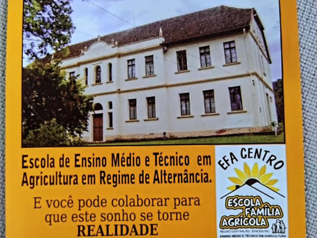 Agudo: Escola Família Agrícola, que irá funcionar no Seminário, realiza campanha solidária para reformas