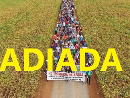 Romaria presencial da Terra 2021 é adiada para 2022