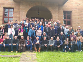 Encontro dos ex alunos e seminaristas franciscanos no Convento São Boaventura em Imigrante (RS).