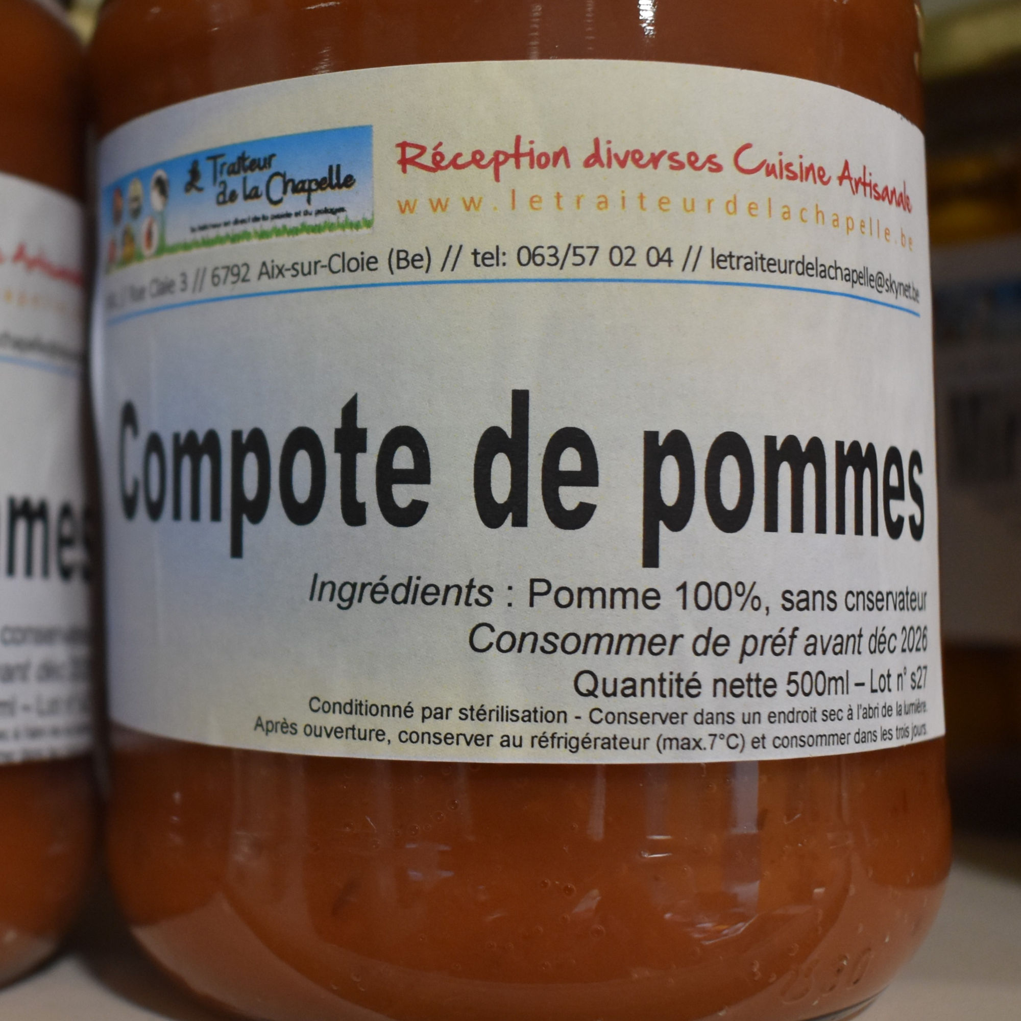 Compote pomme 500ml