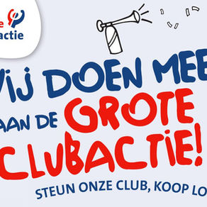 De Grote Clubactie is gestart!
