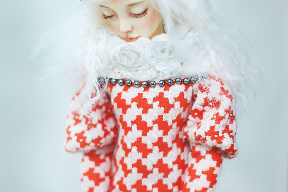 Dress (white rose collar) for MSD