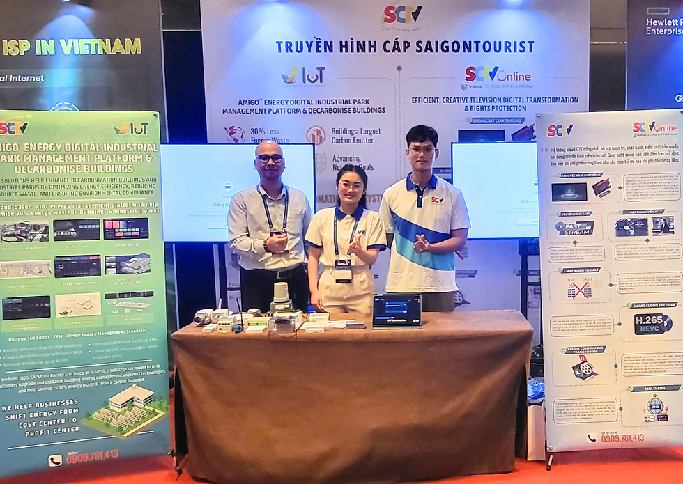 Đại diện SCTV tại VNNIC Internet Conference 2025, ghi dấu sự hợp tác công nghệ cùng VIoT qua nền tảng AMIGO