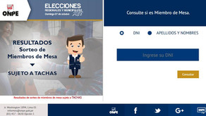 Conoce si eres miembro de mesa en las elecciones regionales y municipales