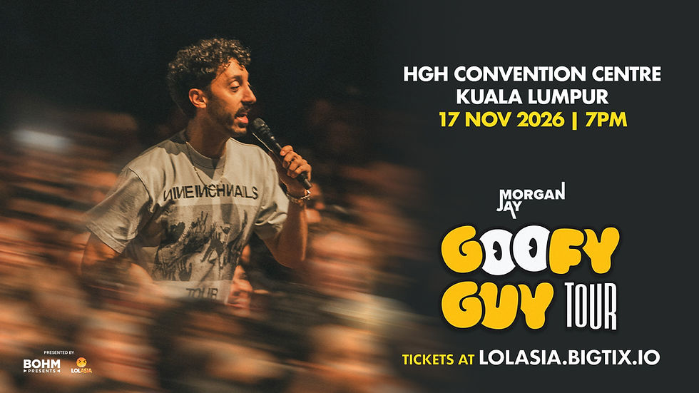 Lawak Jadi Lagu, Morgan Jay Bakal Buat Penonton KL Ketawa Tanpa Henti