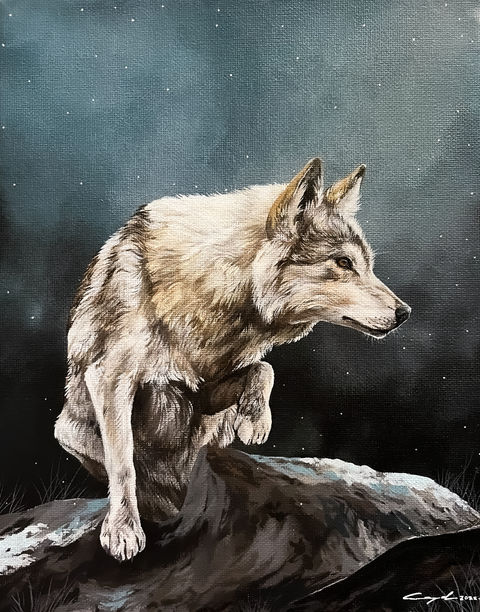 "The Hunter" the wolf.