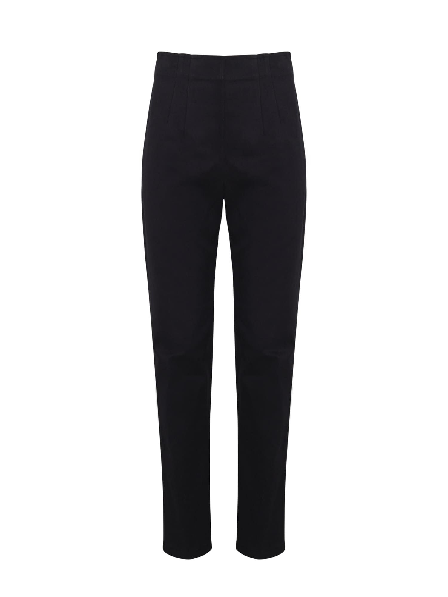 SS26 Black Fitted Trousers