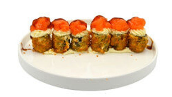 Salmon tempura