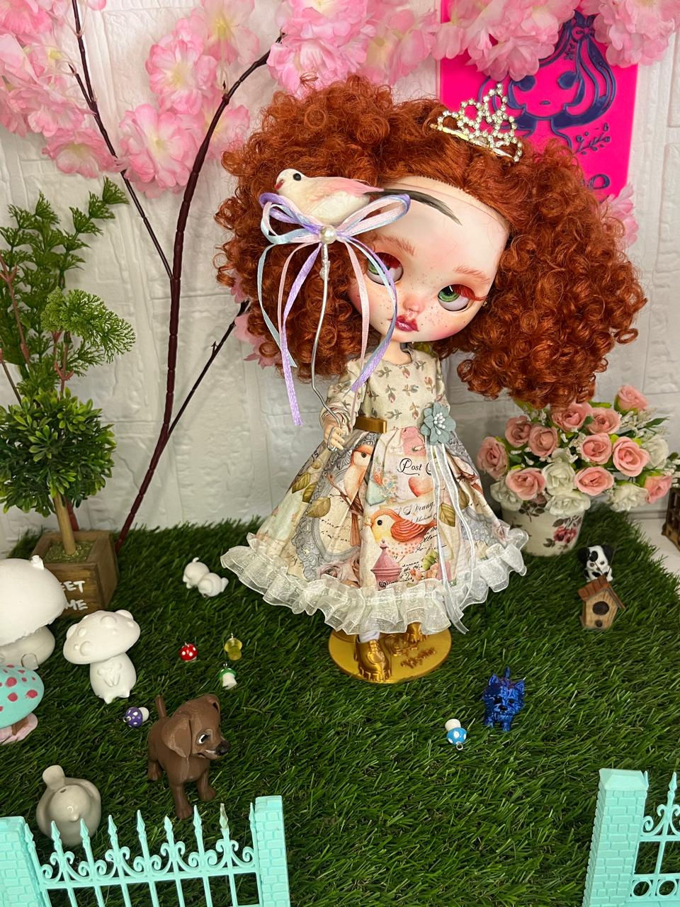 Miniatura: Brigithe Passarineira - Blythe Customizada (TBL)
