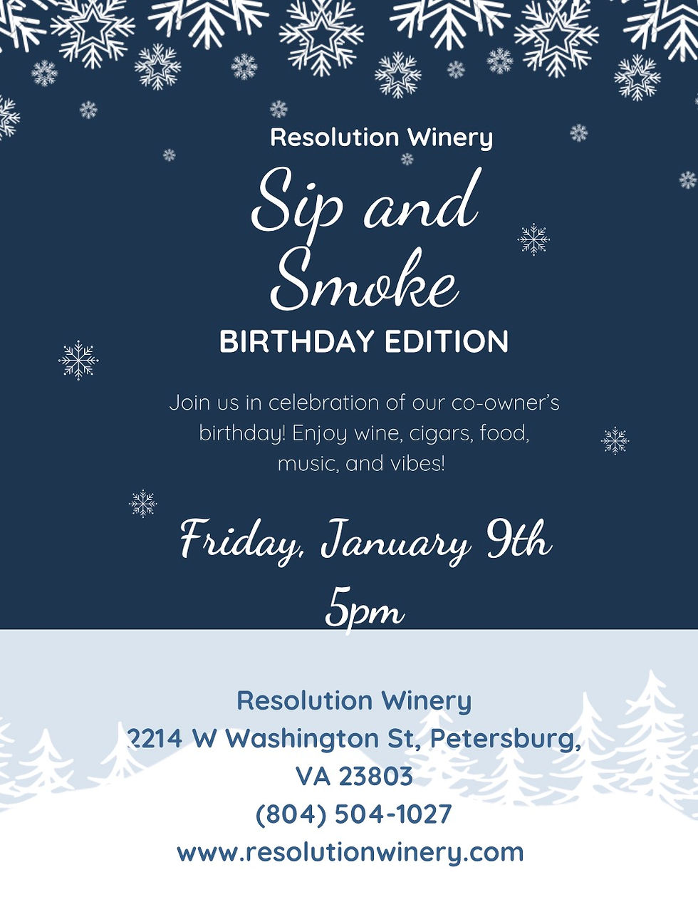 Sip 'n Smoke—Birthday Edition