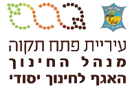 עיריית פתח תקוה מנהל החינוך האגף לחינוך יסודי