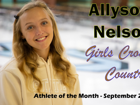 September Athlete of the Month