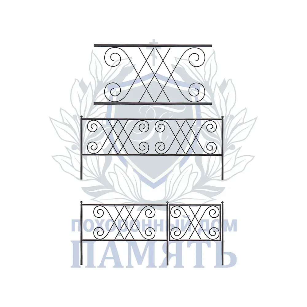 Сварная ограда 22