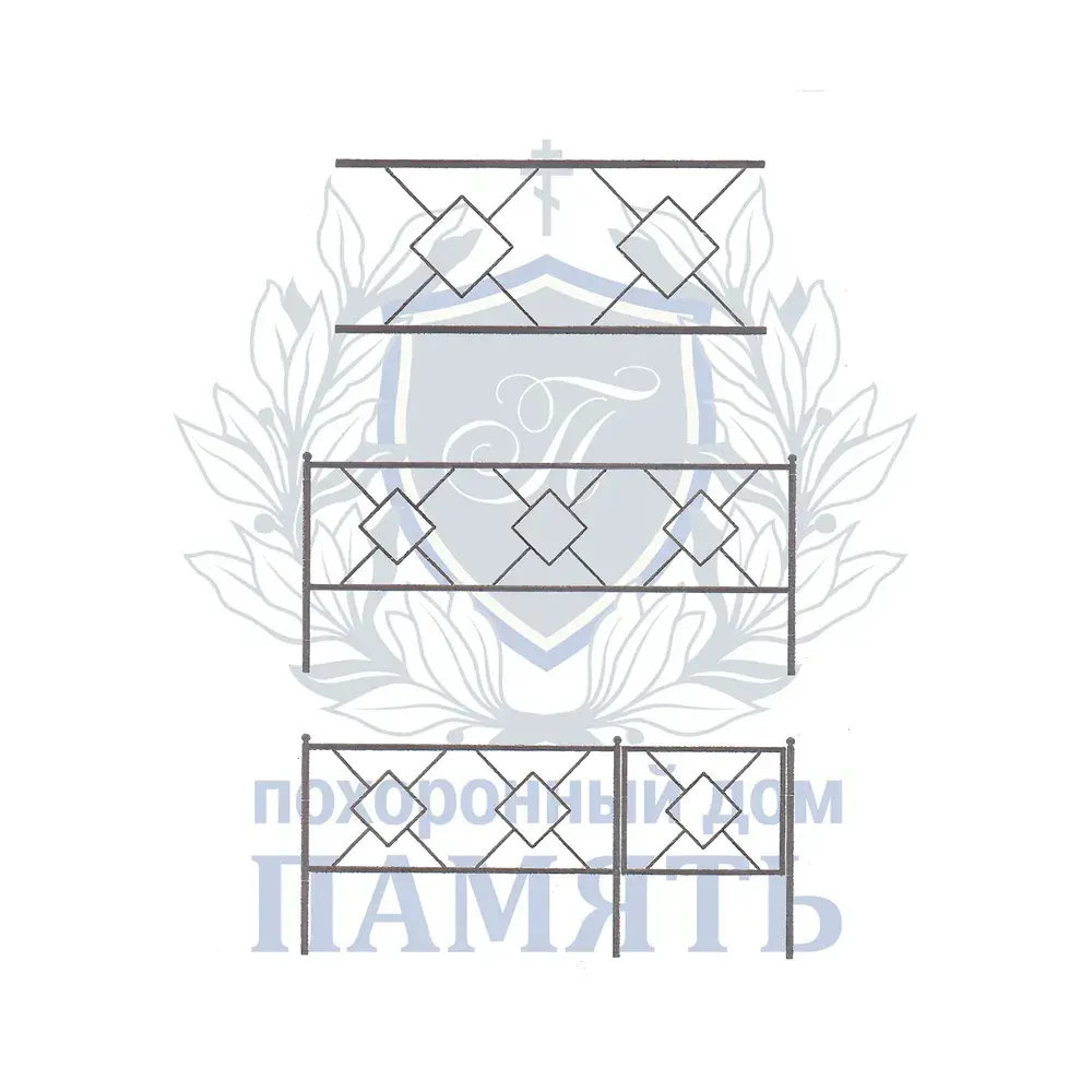 Сварная ограда 20