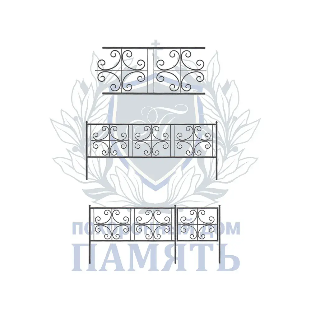 Сварная ограда 24