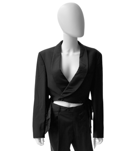 Slushed Blazer | Kurou-Black