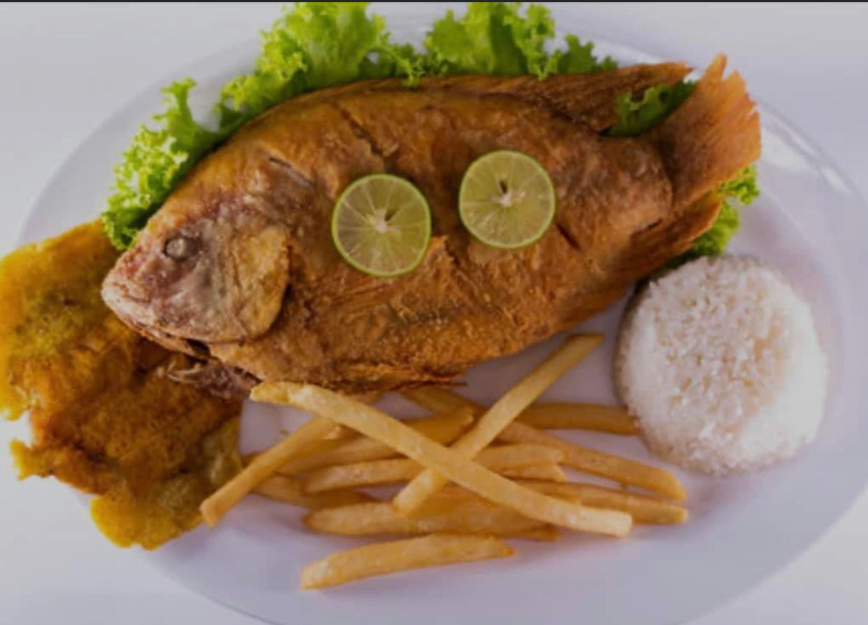 Mojarra Frita, Fried Moharra Served with any side of your choice