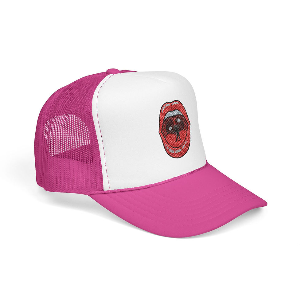 Thumbnail: BTV Lips Foam Trucker Hat (Embroidery)