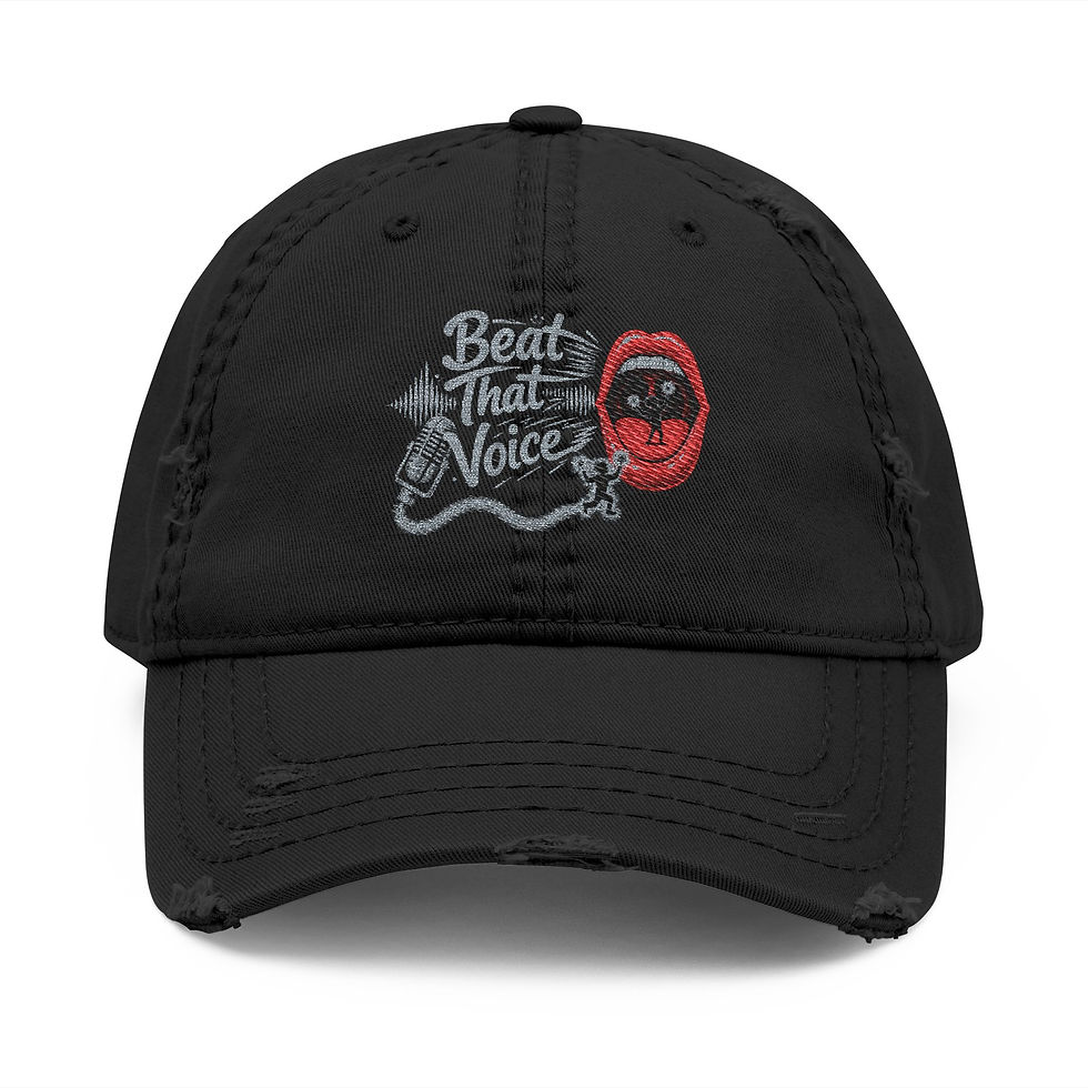 Thumbnail: BTV Distressed Dad Hat (Embroidery)