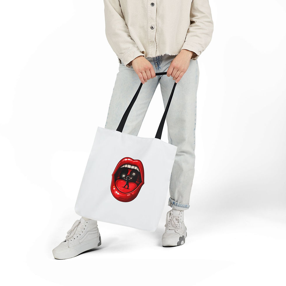 Thumbnail: Canvas Tote Bag, 5-Color Straps