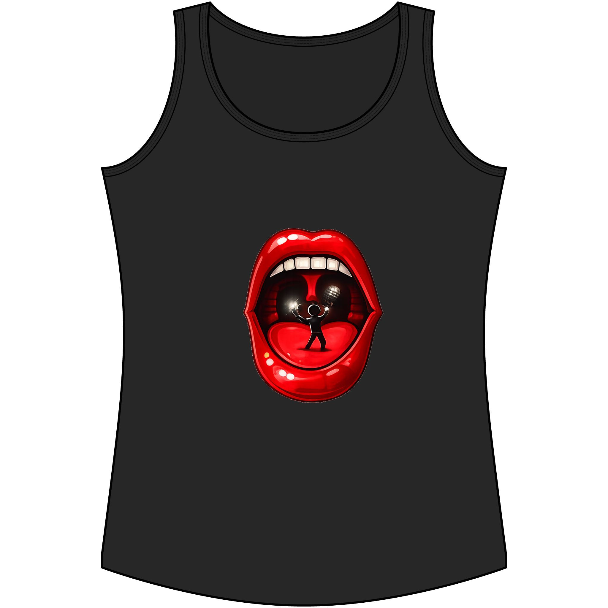 BTV Lips Women's Performance Tank