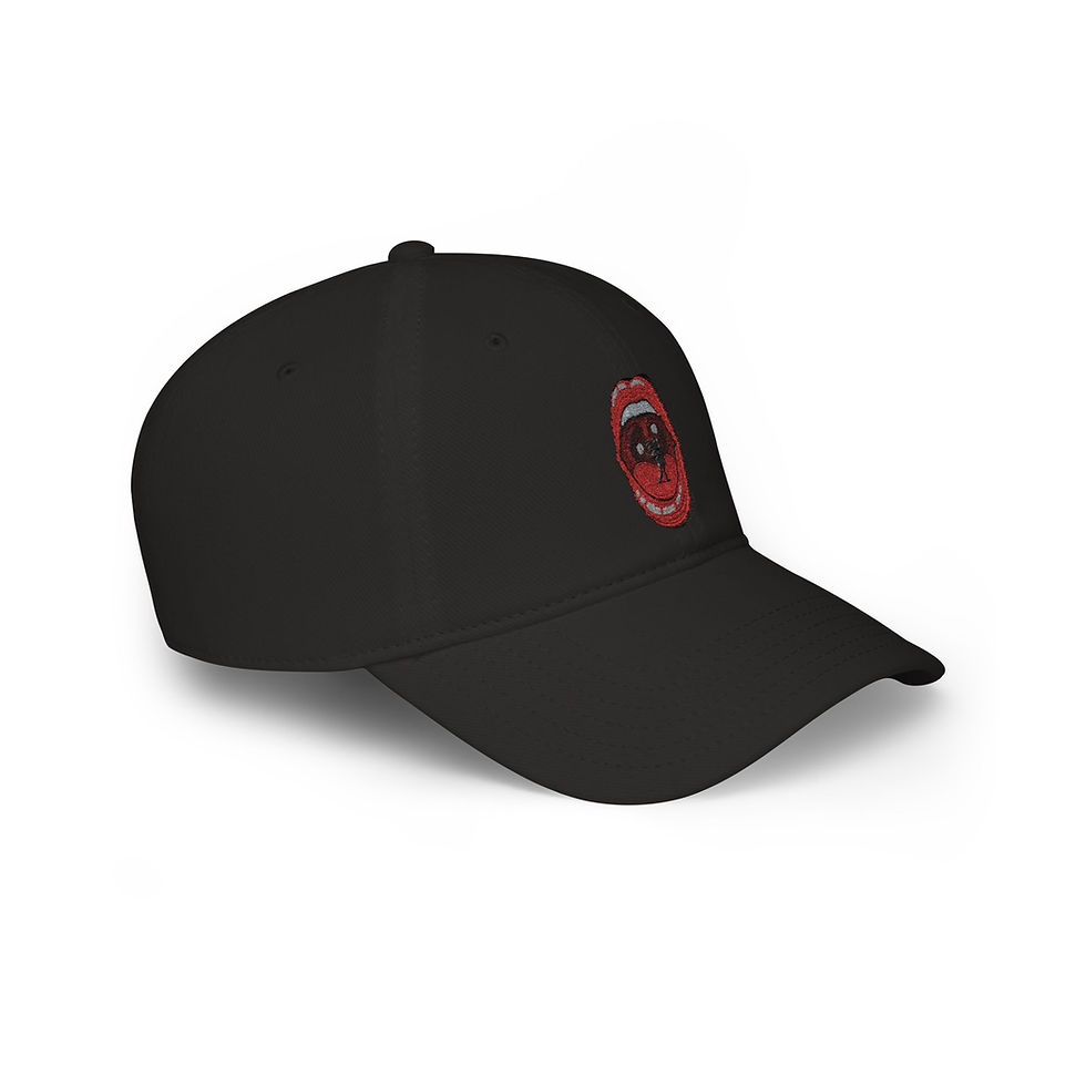 Thumbnail: BTV Lips Low Profile Baseball Cap  (Embroidery)