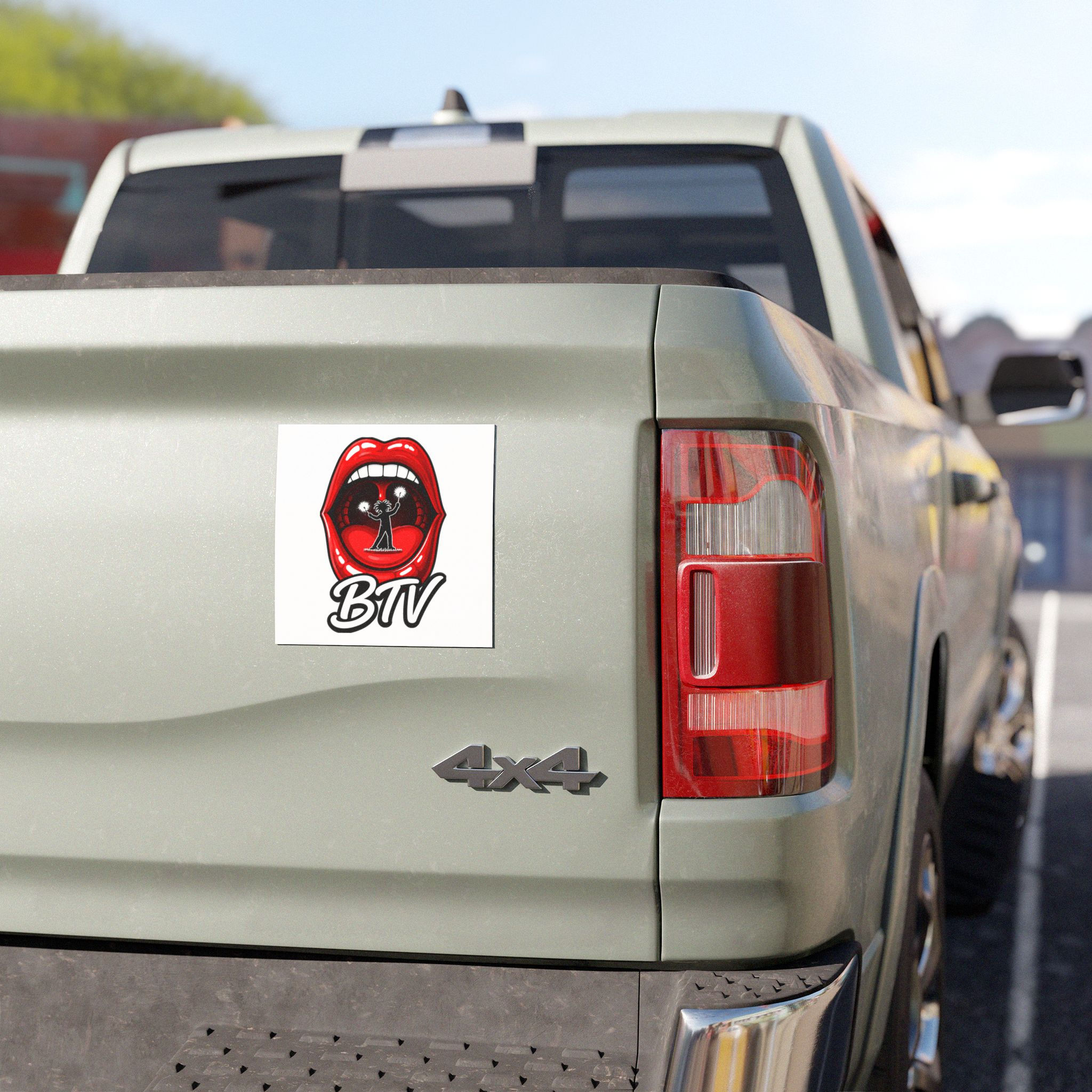 BTV Lips Car Magnets