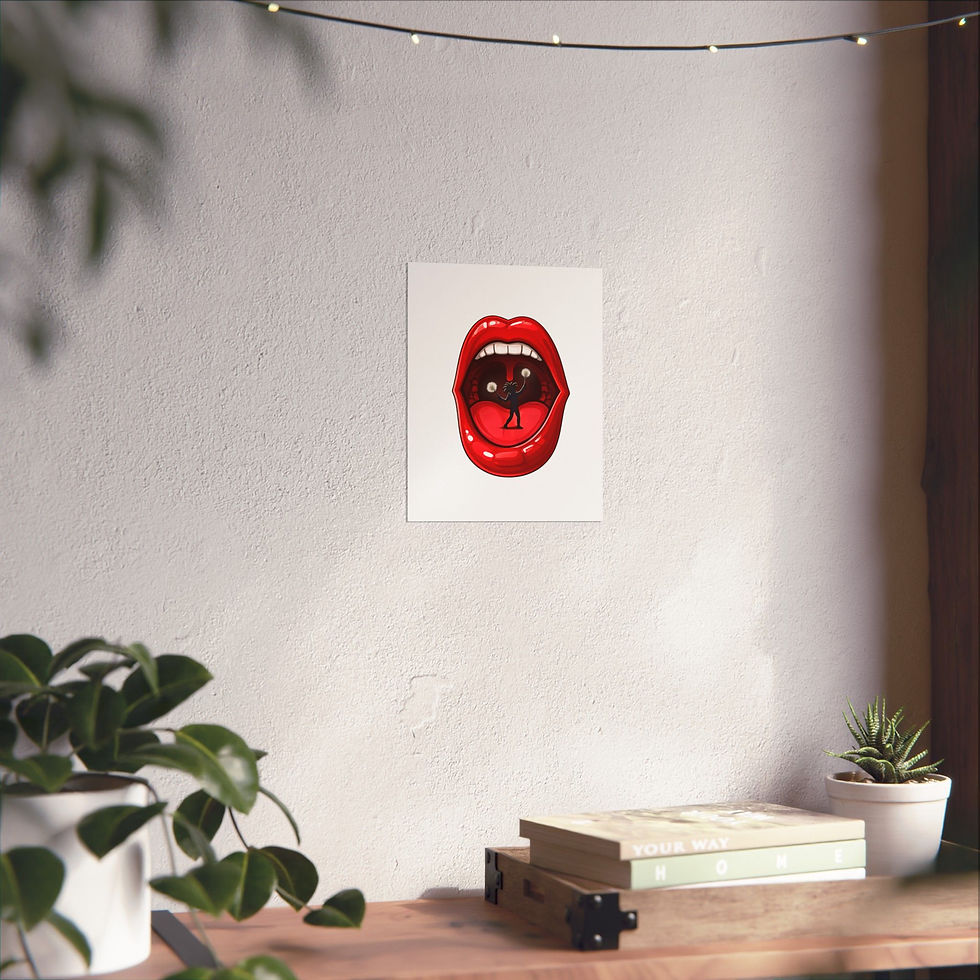 Thumbnail: BTV Lips Matte Vertical Posters