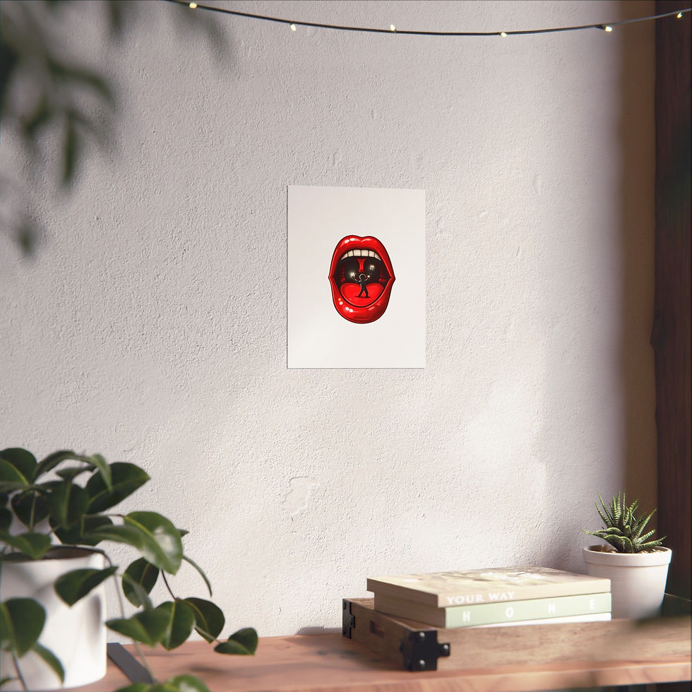 Thumbnail: BTV Lips Matte Vertical Posters