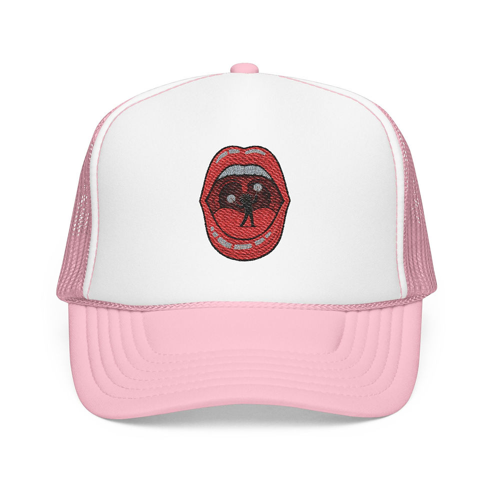 Thumbnail: BTV Lips Foam Trucker Hat (Embroidery)