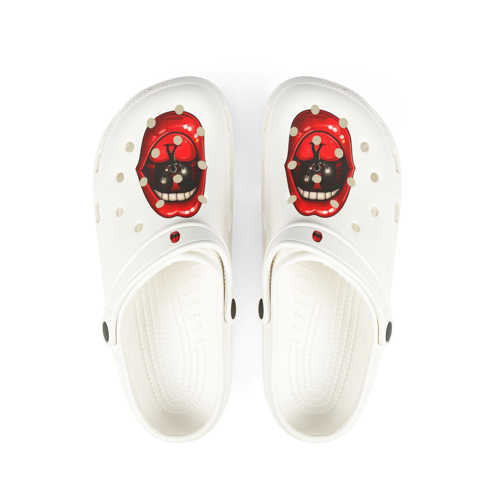 BTV Lips EVA Foam Rubber Shoes (AOP)