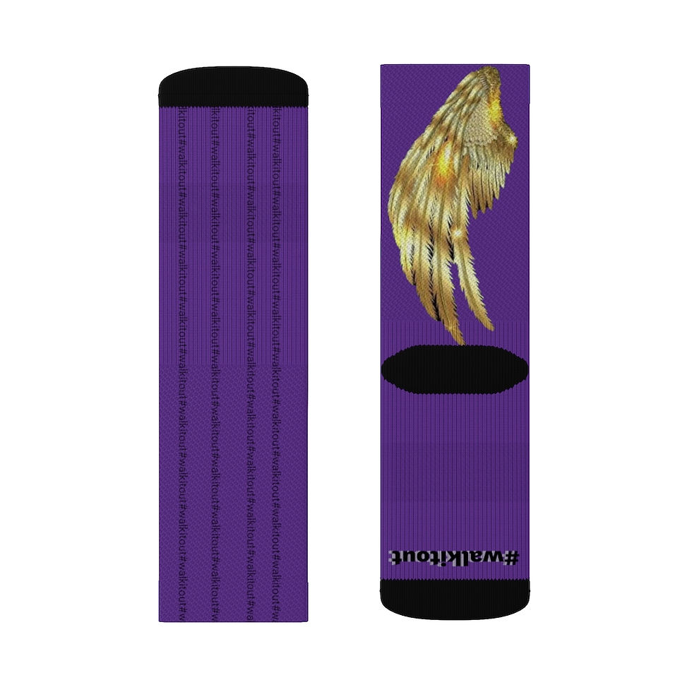 Thumbnail: Purple Wings Socks