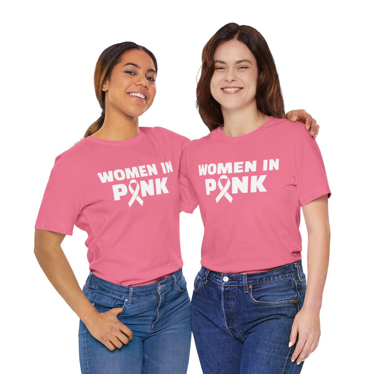 Women In Pink Shirt