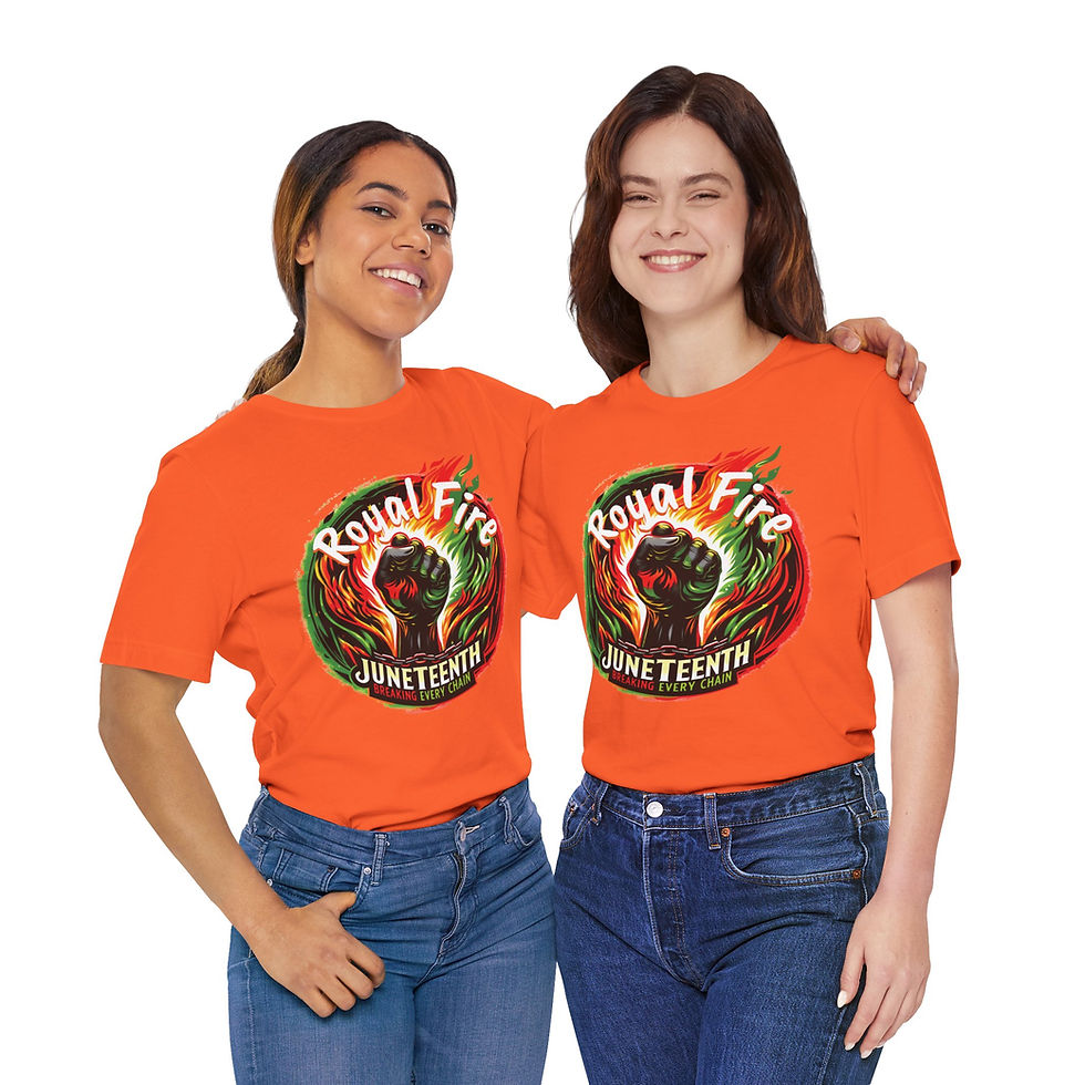 Thumbnail: Royal Fire Juneteenth Shirts