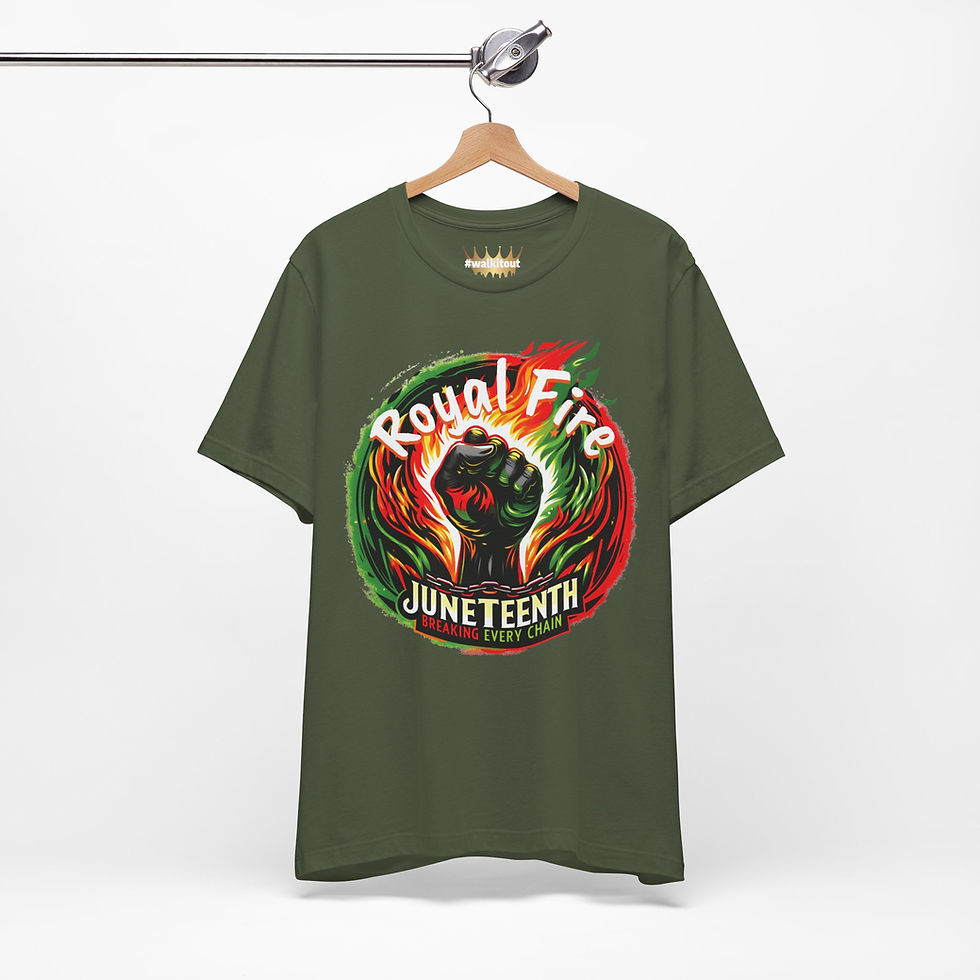 Thumbnail: Royal Fire Juneteenth Shirts