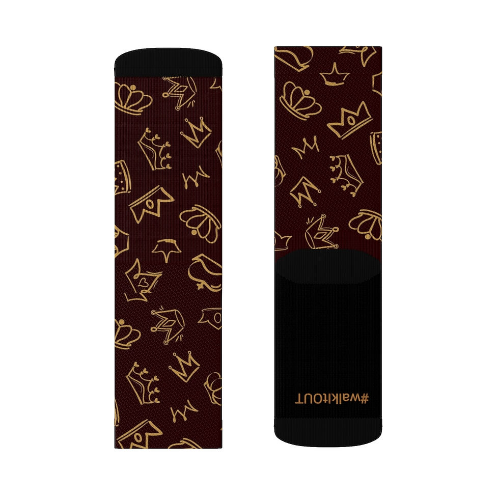 Thumbnail: Chocolate Crown Socks
