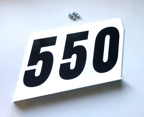 Roof number plate (3 numbers)